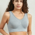 thumbnail image 4 of Women's S-5XL Seamless Bra Push-Up Sports Bra Non-wire Crop Tops Solid Color Sexy Lingerie No Pads Breathable Female Brassiere, 4 of 9