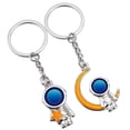 thumbnail image 1 of 1 par de llaveros de astronautas, divertido llavero de astronauta, llavero, mochila, bolso, decoración, regalo para pareja, 1 of 5