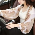 thumbnail image 2 of Summer Chiffon Sunscreen Printing Long Sleeve Shawl, 2 of 10