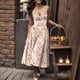 thumbnail image 5 of Vestido camisero floral de verano para mujer, vestido sexy sin mangas con top de tubo para mujer, moda 2024, estampado simple, corte en A, elegante, midi, vestidos para mujer, 5 of 5