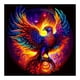 thumbnail image 1 of (NH3172) Resina Diamante Serie Animal Glorioso Fénix 30*30CM, 1 of 9