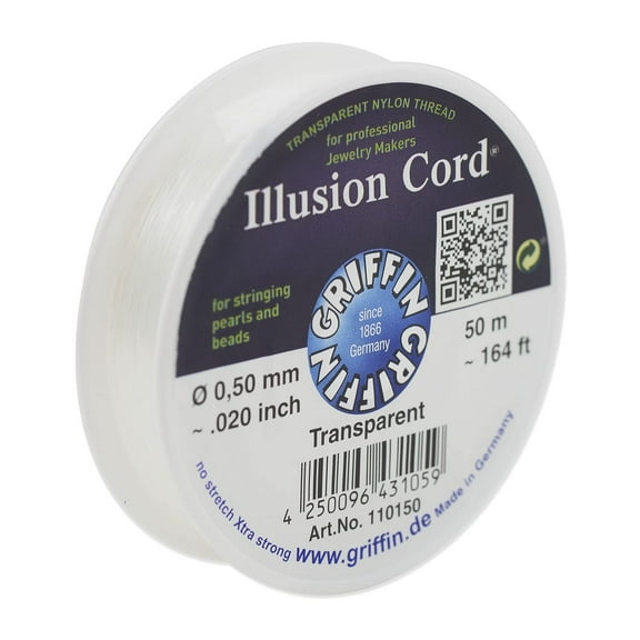 Griffin Illusion Cord 0.50mm Transparent (50 Meters)