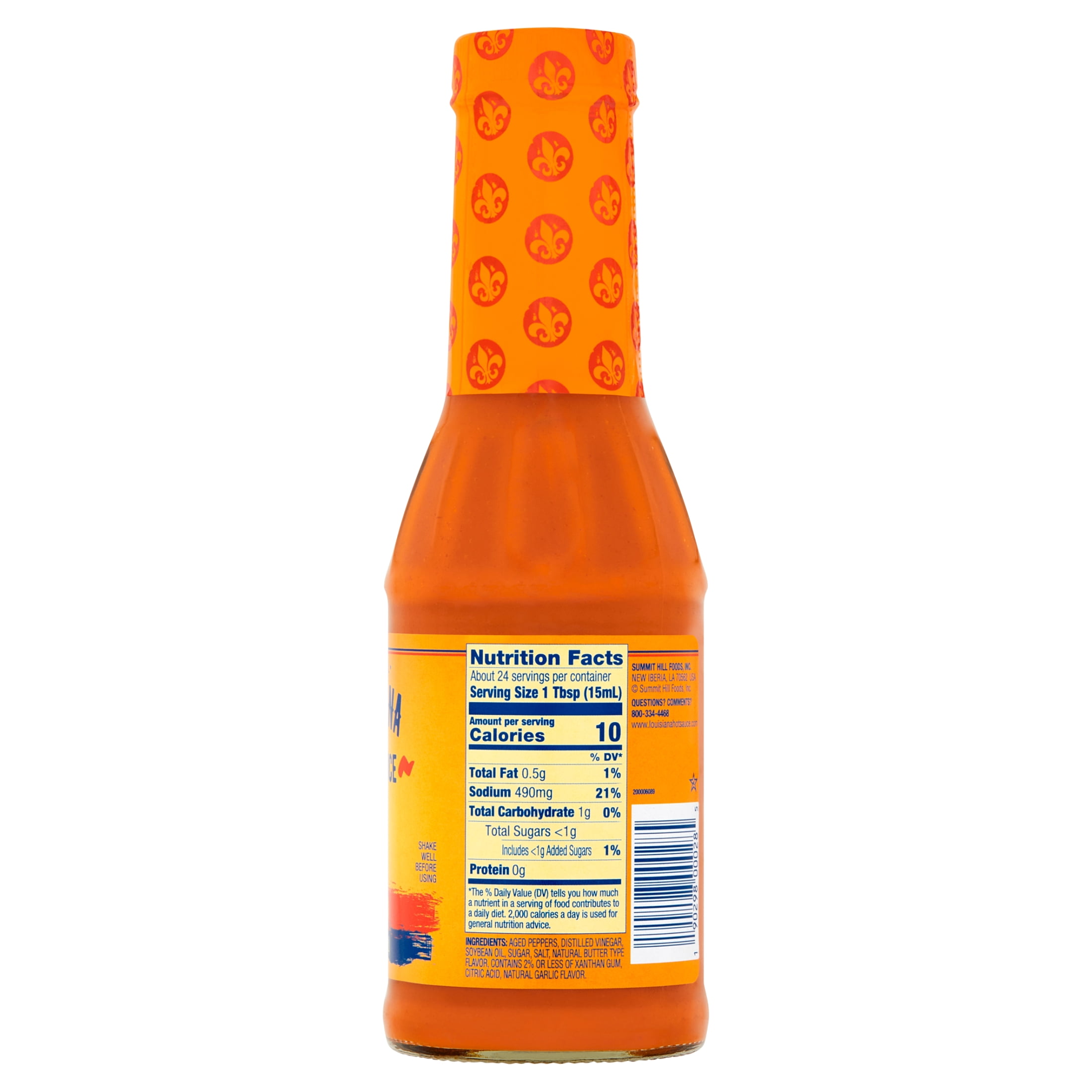 (4 pack) The Original Louisiana Brand Wing Sauce, Original, 12 fl oz Bottle