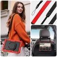 thumbnail image 7 of Case for Lenovo Tab M11 2023 TB-330FU/Xiaoxin Pad 2024 11 inch TB-331FC, 360 Rotating Stand Handle Shoulder Strap Heavy Duty Shockproof Cover, Red, 7 of 7