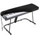 thumbnail image 1 of Funda protectora para teclado de piano de 76 teclas, funda protectora antipolvo para teclado electrónico para sintetizador de piano digital Yamaha Alesis Casio Roland - Funda elástica negra, 1 of 5