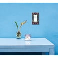 thumbnail image 5 of WIRESTER 1-Gang Decorator Light Switch Plate/Wall Plate Cover, Bohemian Blue Mandala Wood Look, 5 of 6