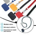 thumbnail image 3 of Mobile Phone Neck Rope Adjustable Metal Snap Buckle Anti-lost Holder Lanyard with Adhesive Card Outdoor Travel Hiking B, 3 of 5