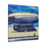 Lofty Art Deco Blimp - Canvas