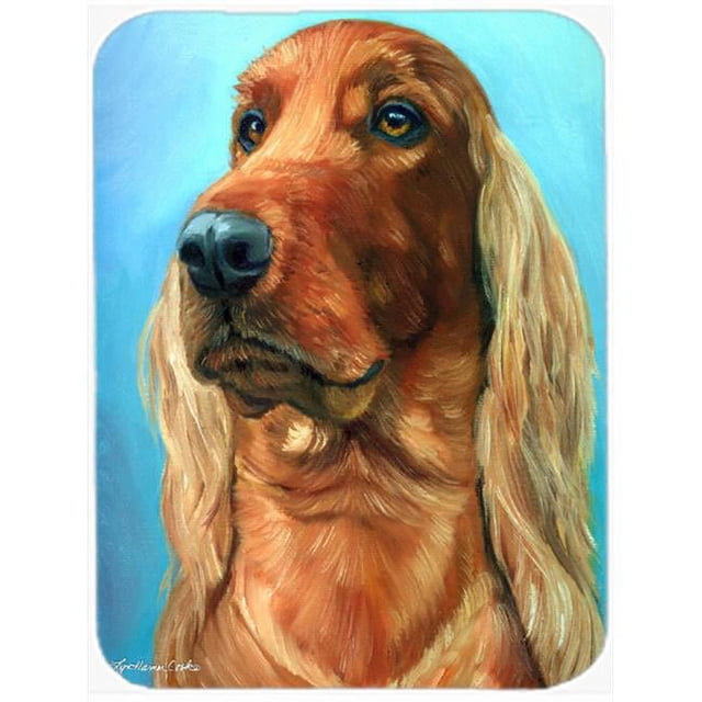Carolines Treasures 7314LCB Irish Setter en Verre Bleu Planche à Découper-Grande