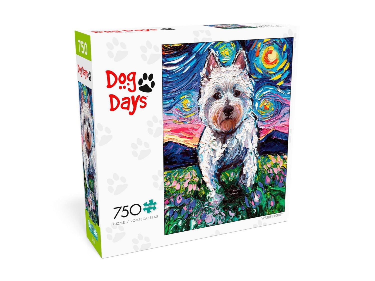 Buffalo Games - Dog Days - Westie Night - 750 Piece Jigsaw Puzzle