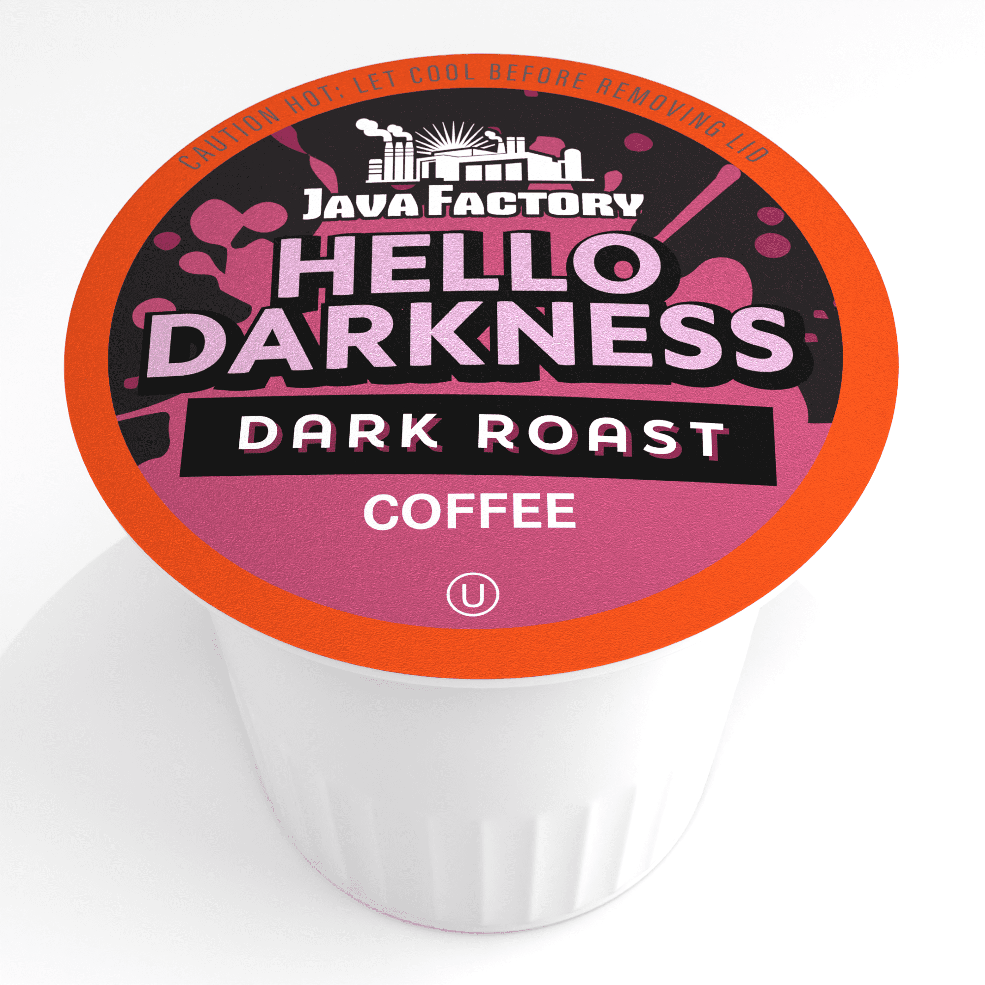 Java Factory Hello Darkness Extra Bold Coffee Pods, 40 Count