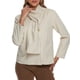 thumbnail image 2 of Abrigo de doble botonadura de INSPIRE CHIC para mujer con bufanda, abrigo de moda de invierno, 2 of 6