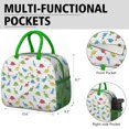 thumbnail image 6 of Womens White Cartoon Dinosaurs Pattern Lunch Box for Work,Insulated Lunch Bag for Women,Loncheras Para Mujer,Leakproof Adult Lunch Bag for Work,Beach,Travel,Picnic,Camping, 6 of 7