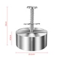 thumbnail image 1 of Prensa De Hamburguesas Burger Patty Maker Antiadherente Hamburguesa Prensa de carne Utensilios de cocina (10,1 cm) Hugtrwg  Libre de BPA, 1 of 8