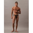 thumbnail image 2 of Calvin Klein Men's Tonal Logo Micro Jock Strap Black X-Large, 2 of 5