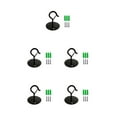 thumbnail image 3 of Redempat Hanging Planters For Indoor Plants Easy To Convenient Storage Ceiling Hooks For Hanging Plants Plant Hooks For Ceiling Black 5Set, 3 of 6