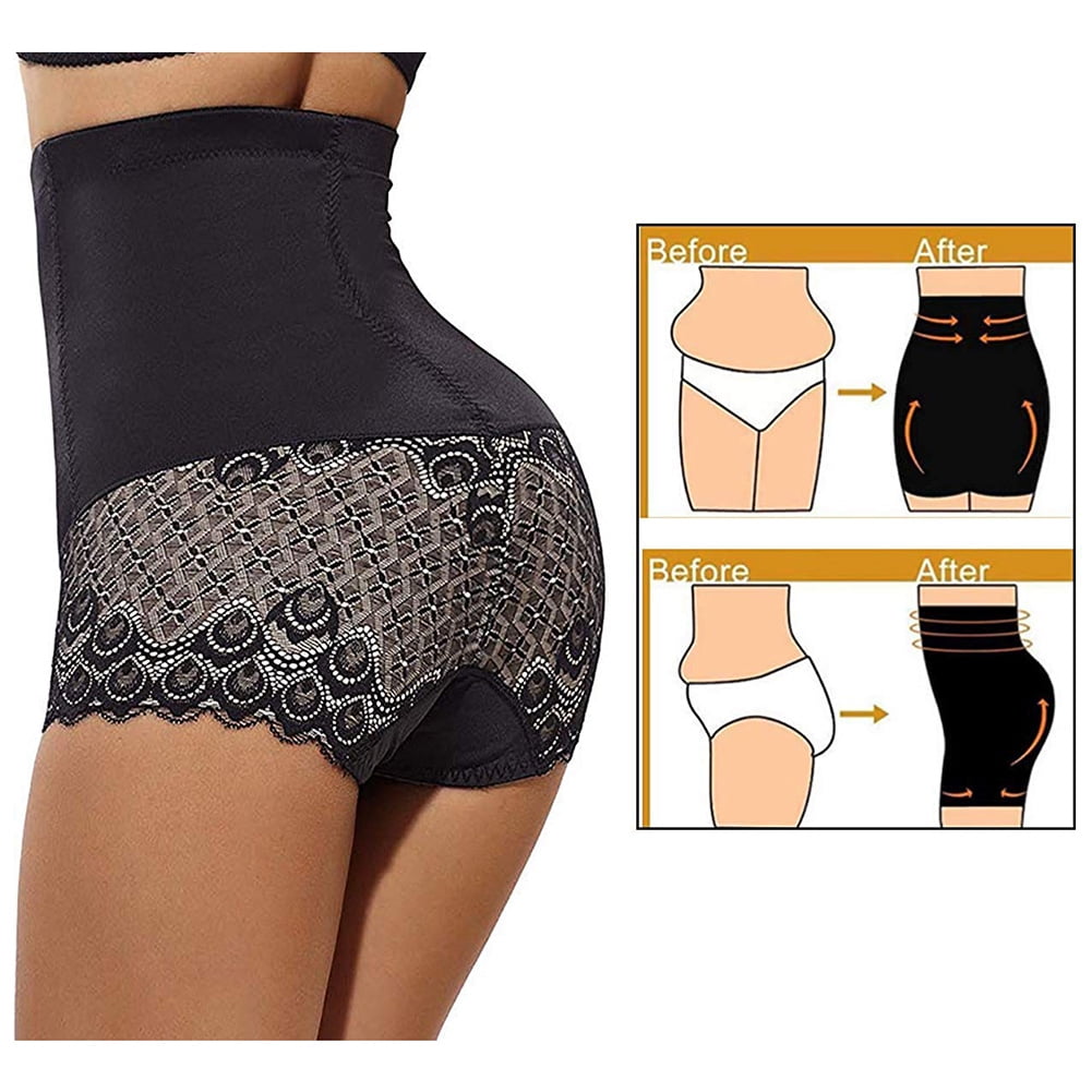 Womens Body Shaper High Waist Stomach Tummy Control Panty Underwear Slimming Shaperwear Waist