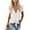 White, variant on Women's Summer Deep V Neck Sleeve Button Down Front Tie Casual Tops Shirts Western Shirts Women Long Sleeves Ladies Undershirts Womens Shirts Sleeves Womens Short Sleeve V Neck Shirts Plain T Shirt