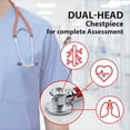 thumbnail image 4 of Sterling Series Sprague Rappaport-Type Stethoscope, Red, Boxed, 4 of 10