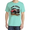 thumbnail image 2 of Wild Bobby, Ford Rare Breed 71 Bronco Truck Classic, Cars and Trucks, Garment-Dyed Washed Look Short Sleeve Tees, Mint, Medium, 2 of 3