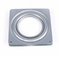 thumbnail image 4 of Turntable Bearing, 4in Galvanized Steel Rotating Plate Display Base Turntable Square Display Stand Desk Tool, 4 of 7