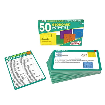 UPC: 0858426007147 | 50 Geoboard Activities Junior Learning for Ages 4-6 Kindergarten Grade 2 Learning Math Numbers Shapes Perfect for Home School Educational Resources