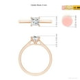 thumbnail image 5 of ANGARA Natural 0.7 Ct. Diamond Solitaire Engagement Ring in 14K Rose Gold for Women (Ring Size: 7.5), 5 of 10