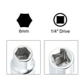 thumbnail image 6 of Socket Accessory Set, 6mm 6-Point Shallow Socket 4.5" Sliding Wrench Breaker Bar 6" Flexible Extension Bar w 1/4" Drive, 6 of 6