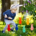 thumbnail image 5 of 25Cm Easter Decoration With Bow Doll Ornaments Dual-Purpose Doll Gift Easter Flocked Bunny Desktop Decor Best Way Together To Celebrate Create Easter Atmosphere And To Celebrate, 5 of 7