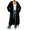 Black, variant on CBASIHI Womens Oversized Long Sweatshirts with Pockets- Loose Fit Casual Trendy Long Sleeve Fall Zip Up Hoodie Jackets Black Size S-2XL