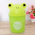 thumbnail image 4 of Frog Trash Can Mini Desktop Waste Bin Garbage Organizer Litter Holder (Green #C065H#), 4 of 6