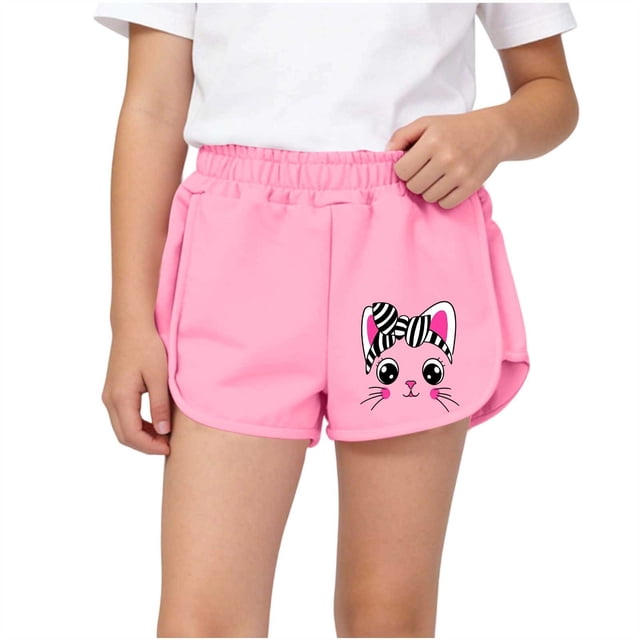 Shorts Décontractés à Taille Élastique pour Hommes, Bas d'Été en Coton Uni, 130G