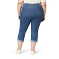 thumbnail image 2 of Levi Strauss Signature Women's and Women's Plus Mid Rise Capri Jeans, Sizes 2-28, 2 of 6