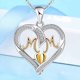 thumbnail image 2 of 2023 New Fashion Love MOM Mother Pendant Necklace Female Jewelry Mother's Day Necklace Gift Wholesale Gao Jinjia LED, 2 of 2