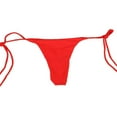 thumbnail image 3 of AMERTEER Maillot de Bain Femme Micro Bikini Ensemble String à Nouer sur le Côté, 3 of 4