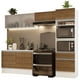 thumbnail image 1 of Cocina Integral Completa Madesa 260cm Topazio 01 - Blanco/Marrón, 1 of 7