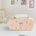 thumbnail image 6 of Cute Polka Dot Pencil Case, Large Capacity Partition Pencil Pouch, Bunny Pattern Tote Pencil Box, for Adults Office Travel Art Supplies, AKLJWH - #15 Pink-1PC, 6 of 6