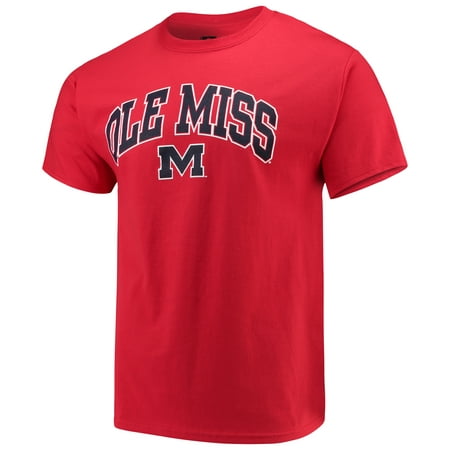 Men's Russell Red Ole Miss Rebels Core Print T-Shirt