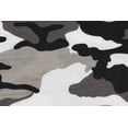 thumbnail image 3 of Men's Classic Crewneck Camouflaged Pattern Shirt Lightweight Army T-shirt (Grey, XL), 3 of 3