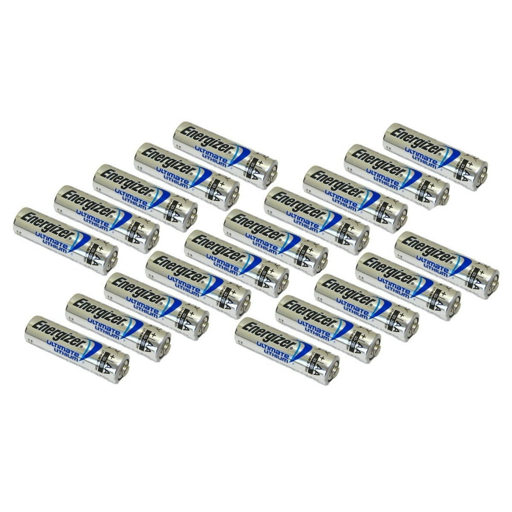 100 Energizer Ultimate AA L91BP Lithium Batteries