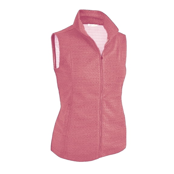 Monterey Club Women's Melange Knit Texture Vest #2797