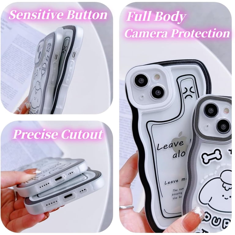 Compatible with iPhone 13 Case Clear with Design for Men Women