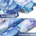 thumbnail image 6 of Light Blue Shower Curtain for Bathroom Rose Floral Shower Curtain Set with Hooks Abstract Pale Pink Flowers Bathtub Decor Waterproof Fabric Curtains 72x72inches, 6 of 13