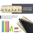 thumbnail image 5 of Honeii Banana With Leaves Pattern Pencil Case, Pencil Pouch, Pencil Case Small, Pencil Pouch Aesthetic, PVC Pencil Pouch, Pencil Bag, Makeup Pouch, 5 of 7