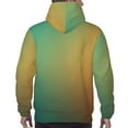 thumbnail image 7 of Wukai Orange To Teal Gradient Print Men Hoodies Fleece Sweatshirts Long Sleeve Sweaters Pullover Fall Outfits Winter Clothes-4X-Large, 7 of 7