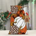 thumbnail image 2 of Fuzoiu Various Pumpkins Print Christmas Gift Bag,Burlap Gift Bag with Drawstring Closure & Hang Tag,Perfect for Holidays, Birthdays, and Special Occasions-Small, 2 of 5