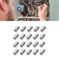 thumbnail image 3 of Round Connector Nut, 20Pcs Round Rod Coupling Nut Industrial Professional Female Thread  for Home Decoration, 3 of 8
