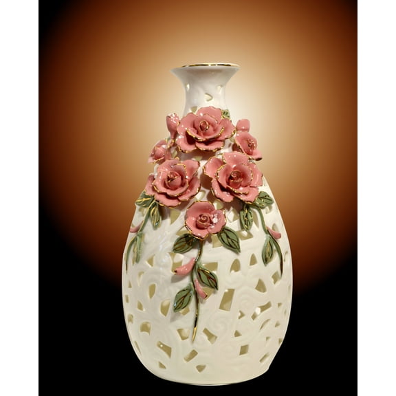 Porcelain Ceramics Flower Vase