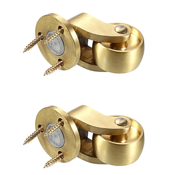 Heavy Type Brasses Furniture Casters Quiet Rolling Brasses Casters Universals for Chairs Tables Storage Box and More
