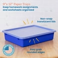 thumbnail image 5 of ECR4Kids 10-Section Storage Coat Locker and 10 Letter Size Trays with Lids, Kids Furniture, Natural, 5 of 9